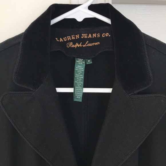 Ralph Lauren Black Denim Jacket - Picture 2 of 5